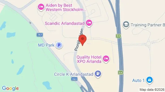 Industrilokaler att hyra i Sigtuna - kort over placeringen
