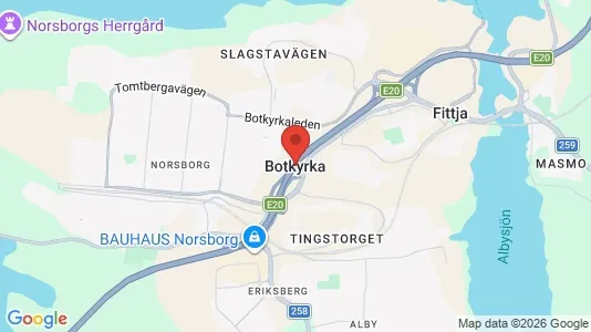Lagerlokaler att hyra i Botkyrka - Bild från Google Street View