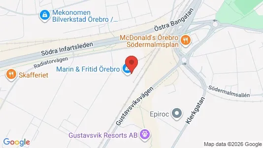 Lagerlokaler att hyra i Örebro - Bild från Google Street View