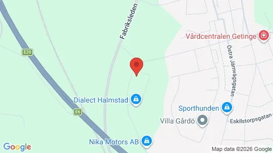 Lagerlokaler till försäljning i Halmstad - Bild från Google Street View