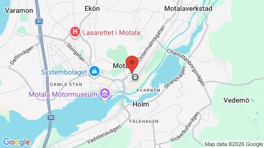 Lagerlokaler att hyra i Motala - Bild från Google Street View