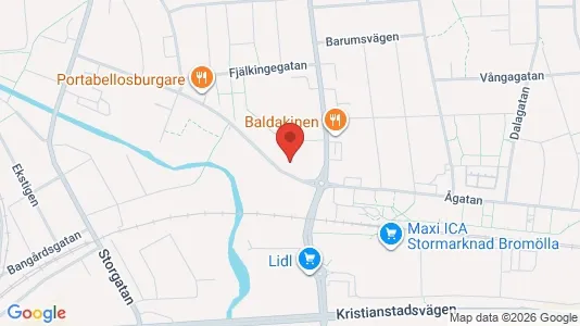 Lagerlokaler att hyra i Bromölla - Bild från Google Street View