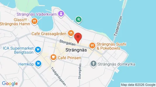 Lagerlokaler att hyra i Strängnäs - kort over placeringen