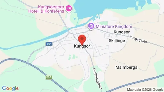 Lagerlokaler till försäljning i Kungsör - kort over placeringen