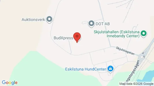 Industrilokaler att hyra i Eskilstuna - kort over placeringen