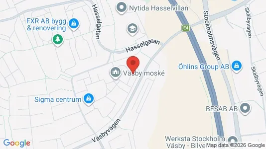 Lagerlokaler att hyra i Upplands Väsby - Bild från Google Street View