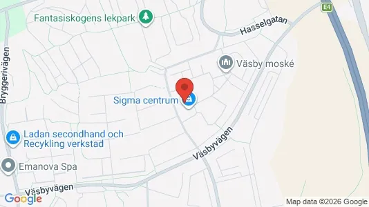 Lagerlokaler att hyra i Upplands Väsby - Bild från Google Street View