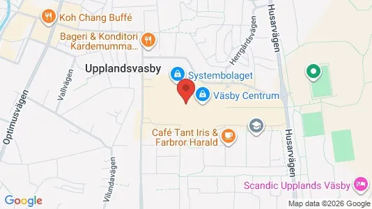 Lagerlokaler att hyra i Upplands Väsby - Bild från Google Street View