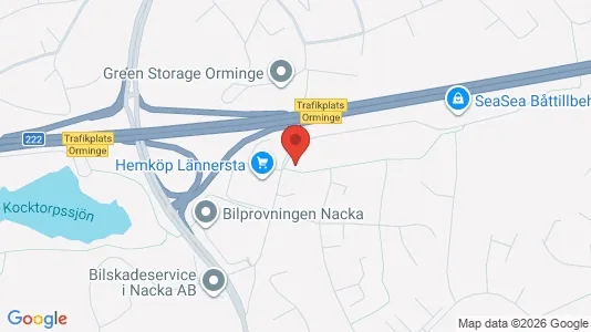 Lagerlokaler att hyra i Nacka - Bild från Google Street View