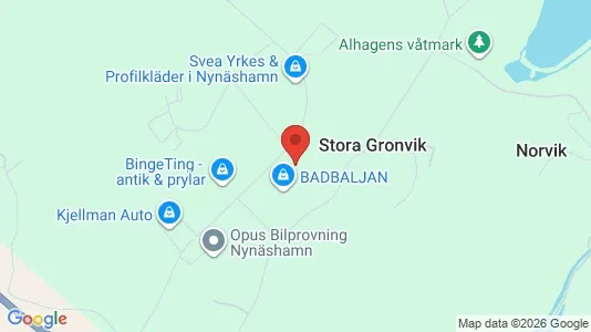 Lagerlokaler att hyra i Nynäshamn - Bild från Google Street View