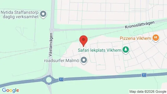 Lagerlokaler att hyra i Staffanstorp - kort over placeringen