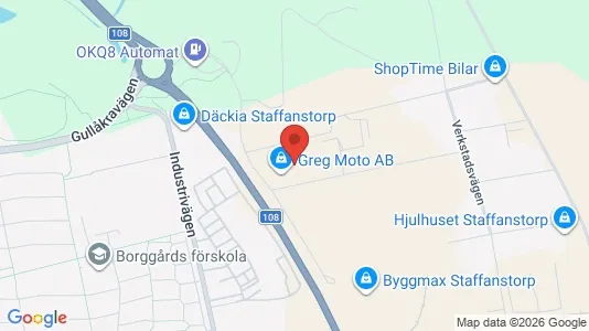 Lagerlokaler att hyra i Staffanstorp - kort over placeringen