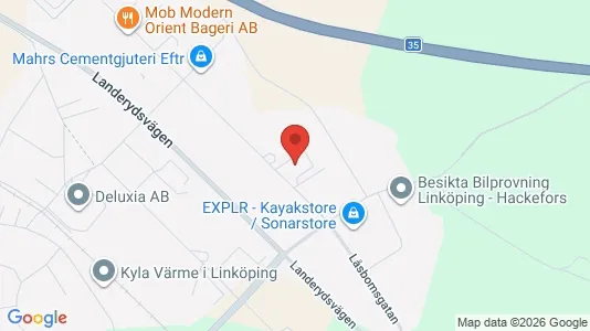 Lagerlokaler att hyra i Linköping - Bild från Google Street View