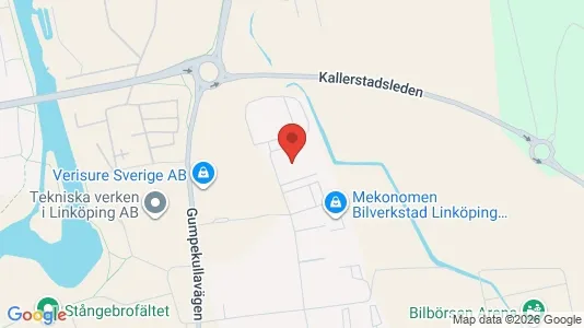 Lagerlokaler att hyra i Linköping - Bild från Google Street View