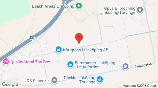 Lagerlokaler att hyra i Linköping - Bild från Google Street View