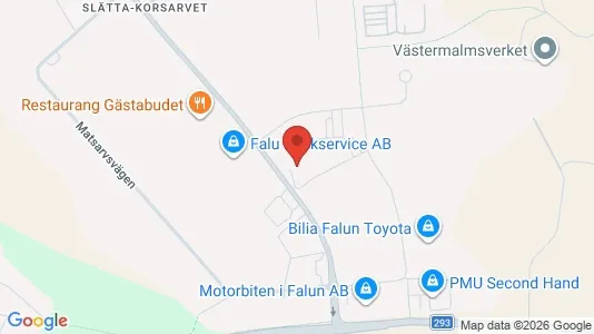 Lagerlokaler att hyra i Falun - Bild från Google Street View