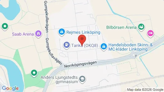 Lagerlokaler att hyra i Linköping - Bild från Google Street View