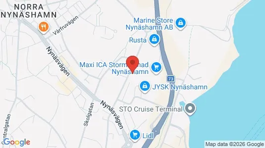 Lagerlokaler att hyra i Nynäshamn - Bild från Google Street View