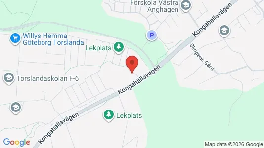 Lagerlokaler att hyra i Västra hisingen - kort over placeringen