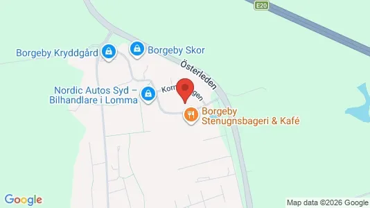 Lagerlokaler att hyra i Lomma - kort over placeringen