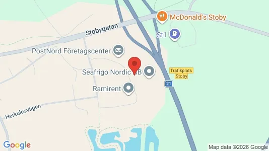 Lagerlokaler att hyra i Hässleholm - Bild från Google Street View