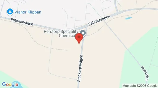 Lagerlokaler att hyra i Klippan - kort over placeringen