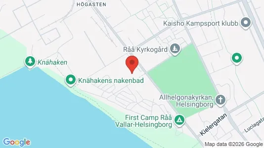 Lagerlokaler att hyra i Helsingborg - kort over placeringen