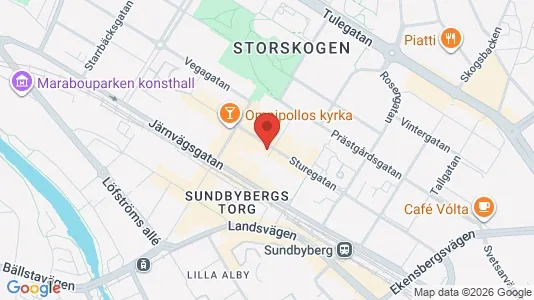 Lagerlokaler att hyra i Sundbyberg - Bild från Google Street View
