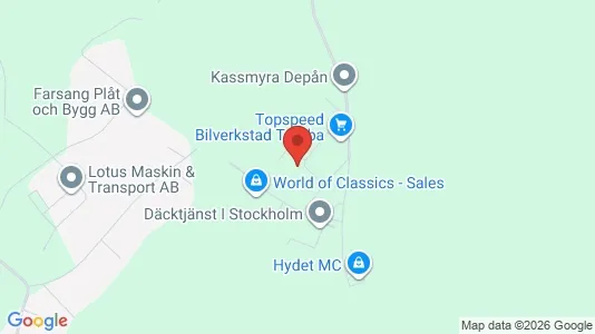 Lagerlokaler att hyra i Botkyrka - kort over placeringen