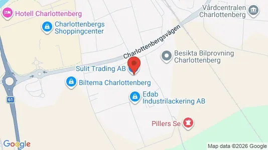 Industrilokaler att hyra i Eda - kort over placeringen