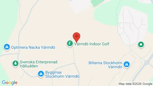 Lagerlokaler att hyra i Värmdö - kort over placeringen