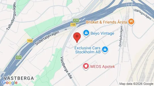 Kontorslokaler att hyra i Söderort - kort over placeringen