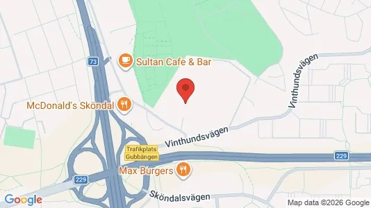 Lagerlokaler att hyra i Söderort - kort over placeringen