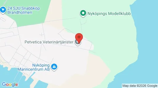 Lagerlokaler att hyra i Nyköping - kort over placeringen