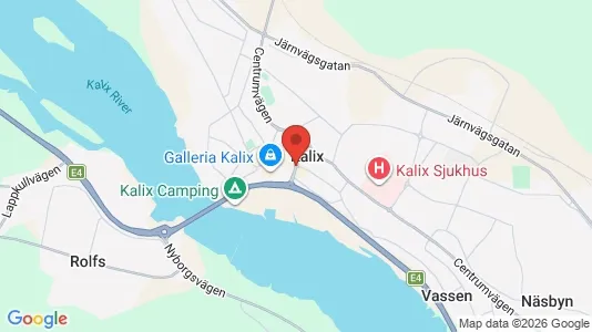Industrilokaler att hyra i Kalix - kort over placeringen