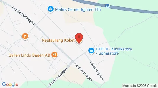 Industrilokaler att hyra i Linköping - kort over placeringen
